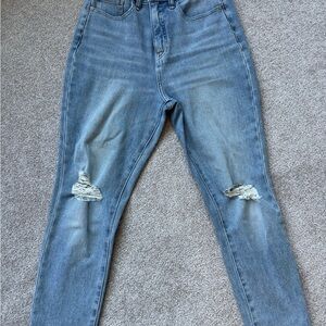 Banana Republic Light Blue Distressed Slim Jeans